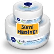 Resim Nivea Soft Kavanoz Nemlendirici Bakım Kremi 300ml + 50ml Set 