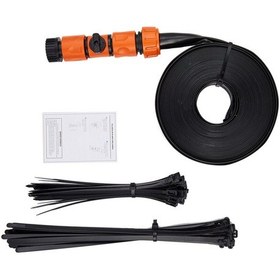 Resim Reedark Çocuklar İçin Yaz Eğlencesi: Trambolin Su Püskürtme Sistemi - Kolay Kurulumlu Siyah 