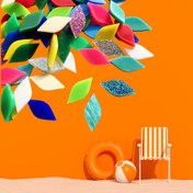 Resim 200 adet/100 adet Akrilik Mozaik DIY Sanat Malzemeleri - Duvar Dekoru, Resim Çerçeveleri ve Kupalar için Renkli Geometrik Cam Parçaları, Ev ve Parti Dekorasyonları için Mükemmel, Parti Dekorasyonları | Canlı Duvar Sanatı | Dayanıklı Plastik Parçalar, Mozaik Sanat Malzemeleri 