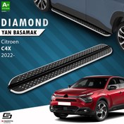Resim S-Dizayn Citroen C4 X Diamond Krom Yan Basamak 183 Cm 2022 Üzeri 