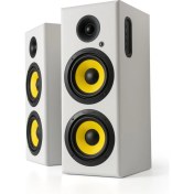 Resim Thonet & Vander Hoch 120w Rms Hoparlör 2.0 Sinema Bluetooh 5.3 Rca Optik Uzaktan Kumanda Beyaz Renk 