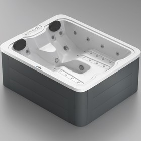 Resim Vita Mini Spa Havuzu - 160x195 / Beyaz / 3 Kişilik 