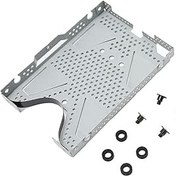 Resim Annadue Taşınabilir Sabit Disk Sürücüsü Caddy Adaptör HDD Braketi Yedek Metal HDD Montaj Braketi Adaptörü, İnce HDD Yuva Tutucu, İnce Modeller için Sabit Disk Yuvası 