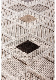 Resim Enti Bonn 8804 Gri Daire Iskandinav Halı Salon Halısı Kesme Halı Yolluk Krem 