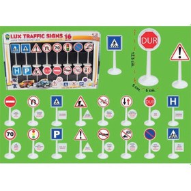 Resim Pilsan Lüx Trafik Işaretleri Montessori Etkinlik Çocuk Oyuncak Eğ 