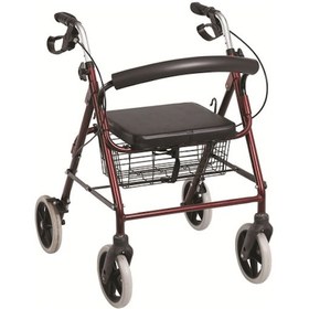 Resim Rolatör Tekerlekli Hasta Yürüteci Engelli Yaşlı Yürüteç 