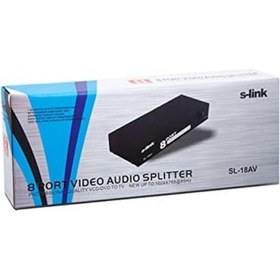 Resim S-link Sl-18av 8li Av Splitter 