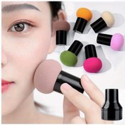 Resim 2 Adet Mantar Makyaj Süngeri - Islak/Kuru Çift Kullanımlı Beauty Blender, Pastel & Siyah Ergonomik Seyahat Dostu Fondöten ve Pudra Uygulama Aracı, Kusursuz Bakım İçin Yüksek Kaliteli Güzellik Aleti 