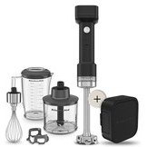 Resim KitchenAid 5KHBRV75BM Aksesuarlı El Blenderı Bataryalı Siyah 