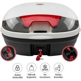 Resim Arwic Cv46 Motosiklet Çantası Beyaz 