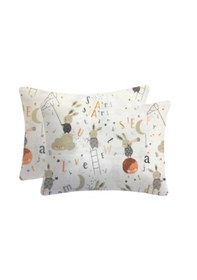 Resim Flanel Pazen Fermuarlı Yastık Kılıfı 50x70 2 Adet Bej - Krem 