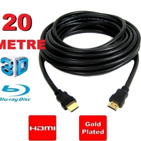 Resim Ata Elektronik 20MT 20 Metre Hdmı Kablo Filtreli Altın Uçlu Yüksek Kalite Full Hd 1080P Hd Hecid Hejdi Siyah Pvc 