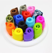 Resim Koyu Mavi Kaymaz Silikon Koruyucu Tekerlek Araba Direksiyon Kapağı Araba Aksesuarı 