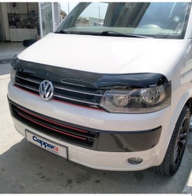 Resim Cappafe Vw T5 Transporter Ön Kaput Koruyucu Rüzgarlık 4Mm 2009-14 