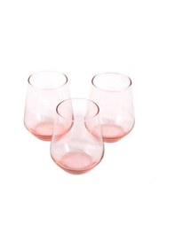 Resim Paşabahçe 41536 Allegra Cam Su Bardak 6 Adet Pembe Meşrubat Barda 