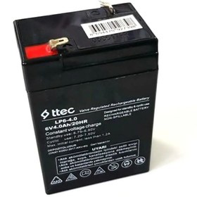 Resim Ttec -ceta-6 Volt 4 Amper Akü ( 6 V 4 Ah ) Standart Akü ( Yeni Akü Ocak 2024 ) Akü 6v-4ah 