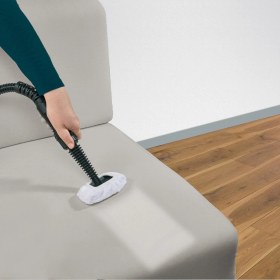 Resim Fakir Lımpıa 1100 W Buharlı Temizleyici - Döşeme ve Cam Aparatlı, Turuncu Renk, Ev ve Ofis İçin Çok Yönlü Kullanım 