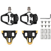 Resim Spd Sl Yol Bisikleti Kendinden Kilitli Klipssiz Pedal Seti Siyah. 