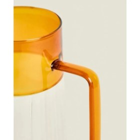 Resim Eco Lounge Turuncu Detaylı Cam Sürahi 1600 ml 