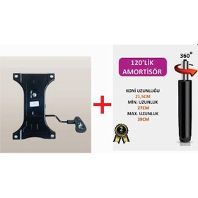 Resim Cemre Ticaret Tek Kollu Mekanizma+120'lik Siyah Amortisör 