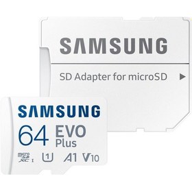 Resim Samsung 64Gb Evo Plus Uhs-I Microsdxc Hafıza Kartı 