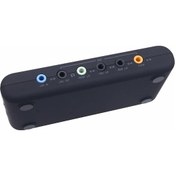 Resim 7.1 K Usb Soundbox Usb Harici Stereo Ses Kartı 2 Mıc Kafalı 8 K Dac Çıkışı Ev Fransa 
