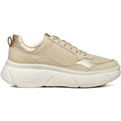 Resim Geox Bej Kadın Deri Sneaker D NEBULA 2.0 X B 