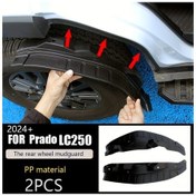Resim Motion003 Prado Lc250 İç Çamurluk 2 Parça Takımı Siyah Pp Malzeme Arka Tekerlek Koruyucu 
