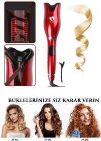 Resim PRODİVA Red Rose Döner Başlıklı Saç Kıvırma Maşası FM 
