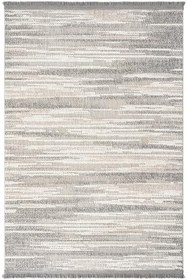 Resim Cool Halı Mikasa MKS 01 Gri Beyaz Yumuşak Dokulu Halı Kilim Salon Koridor Kesme Halı Dokuma Makine Halısı 