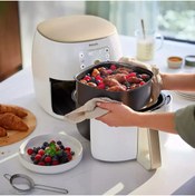 Resim Philips XXL 7,3 Litre Yüksek Hacim, Twin TurboStar Teknolojili Ultra Premium Airfryer İnci Beyazı 