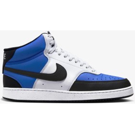 Resim Nike Court Vision Mid Erkek Mavi SNEAKER.480 