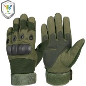 Resim Pengfushop5 Ordu Yeşili Tarzı L Beden Ozero Taktik Ordu Askeri Eldiven Sert Knuckle Tam Parmak Erkekler Için Motosiklet Eldivenleri Açık Bisiklet Avcılık Yürüyüş Kamp (Yurt Dışından) 