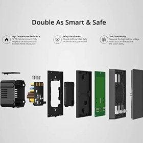 Resim M5-3c-80 Akıllı Duvar Anahtarı 3 Kanallı 