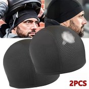 Resim 2 Adet Motosiklet Kask Astarı - Hızlı Kuruyan Nefes Alabilen Nem Tutmayan Polyester Olmayan Erkek ve Kadınlar İçin Ergonomik Uyumlu Uzun Sürüşler, Yarış ve Günlük Kullanım için Motokros Ekipmanı, Nem Çekici Kumaş 