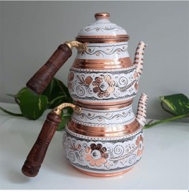 Resim Middle Royal Bakır Çaydanlık 2,5 Lt Bakır 