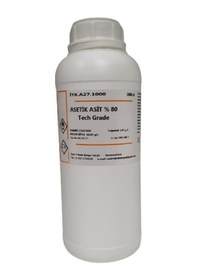 Resim Asetik Asit %80 Tech Grade 1 Litre 