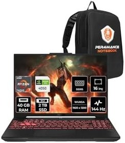 Resim ASUS TUF A16 R7-7445HS 40GB 2TB SSD RTX4050/6GB 140W 16'' FHD+ FDOS Gaming Laptop FA607NUG & ÇANTA 