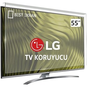 Resim LG 55nano866 TV EKRAN KORUYUCU - LG Uyumlu 55" inç Kırılmaz Tv Ekran Kor 