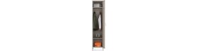 Resim Furni 24 Pera Metal Elbise Dolabı, Soyunma Dolabı, Tek Kapılı, 41,50 x 40 x 189,50 cm 