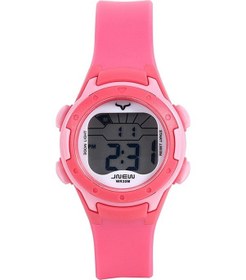 Resim Sones Jnew A335-86228 Çocuk Karikatür 3d Aşk Kelebek Silikon Su Geçirmez Kuvars Saat Pembe Kabuk Pembe Kemer 