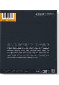 Resim Jim Dunlop Dbs40120 Stainless Steel Long Scale 5-telli Bas Giar Teli 40-120 