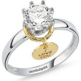 Resim Beyaz Altın Tektaş Yüzük 1,00 Karat Sevgililer Günü 318232129 