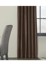 Resim Evdepo Home Blackout Karartma Fon Perde Sütlü Kahve Sütlü Kahverengi 