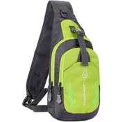 Resim Lemestar Erkekler İçin Ağırlığı 0.15kg Olan Ultra Hafif Çapraz Askılı Outdoor Sling Çanta Yeşil Renk Oxford Kumaş, Su Geçirmez, Organizasyon Cüzdanları Yeşil 