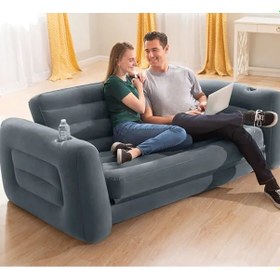 Resim Efsane Kamp Yatak Olabilen Şişme Koltuk 203 + Pompa 