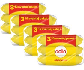Resim Dalin Islak Mendil 3x56lı 