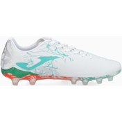 Resim Joma Supercopa 2402 White Tuquoise Firm Ground Krampon - Beyaz - 45 