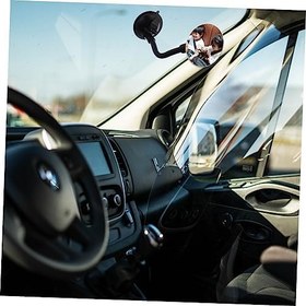 Resim Bebek İzleme Özellikli Araba Dikiz Aynası Esnek Boyun Ve Kupa Montajlı Araba Aksesuarları Için Evrensel Dikiz Aynaları 