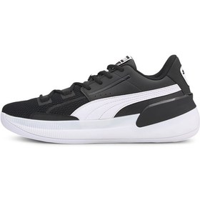 Resim Puma Clyde Hardwood Team Siyah Beyaz 12 Erkek Basketbol Spor Ayakkabı 194454-02 